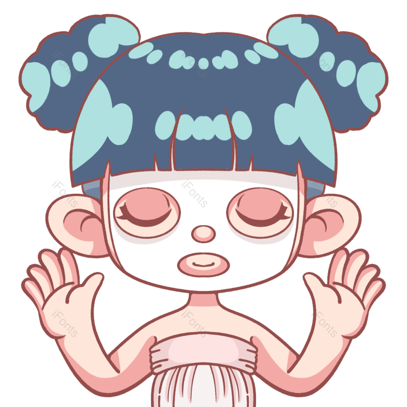 元素图片,化妆元素,美妆PNG,女孩免抠素材